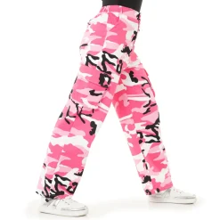 Youth Cargo Parachute Wide Leg Cinched Pants