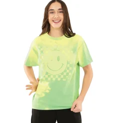 Youth Checkered Smiley Face Tee