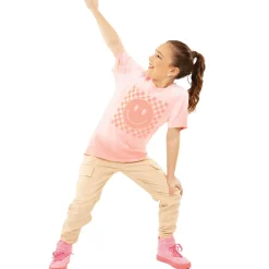 Youth Checkered Smiley Face Tee