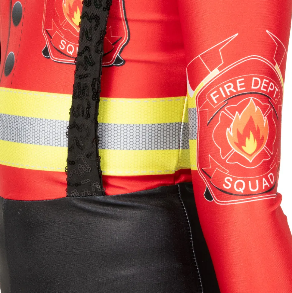 Youth Firefighter Long Sleeve Biketard