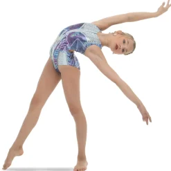 Youth Galaxy Princess Zipper Front Leotard