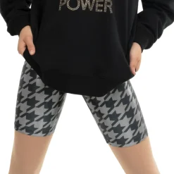 Youth Houndstooth Foil Shorts