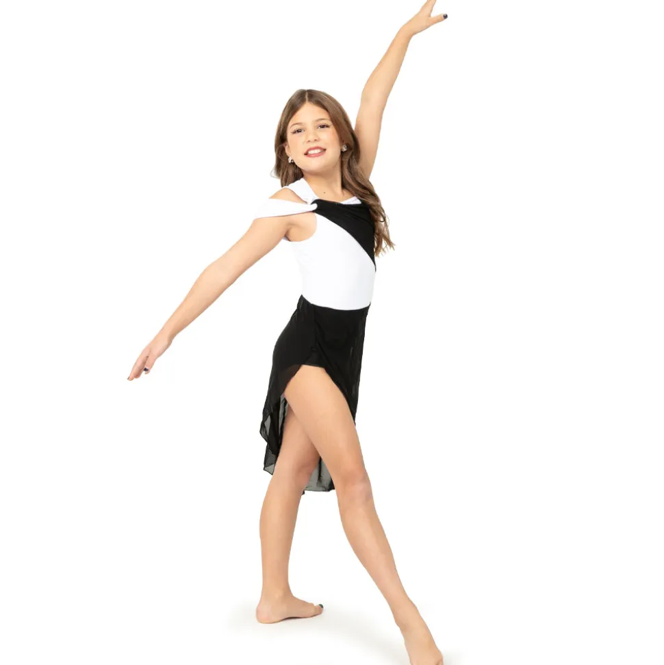 Youth I'm Falling in Love Gathered Mesh Lyrical Dress