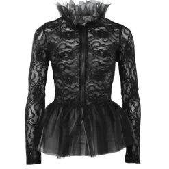Youth Lace Peplum Jacket