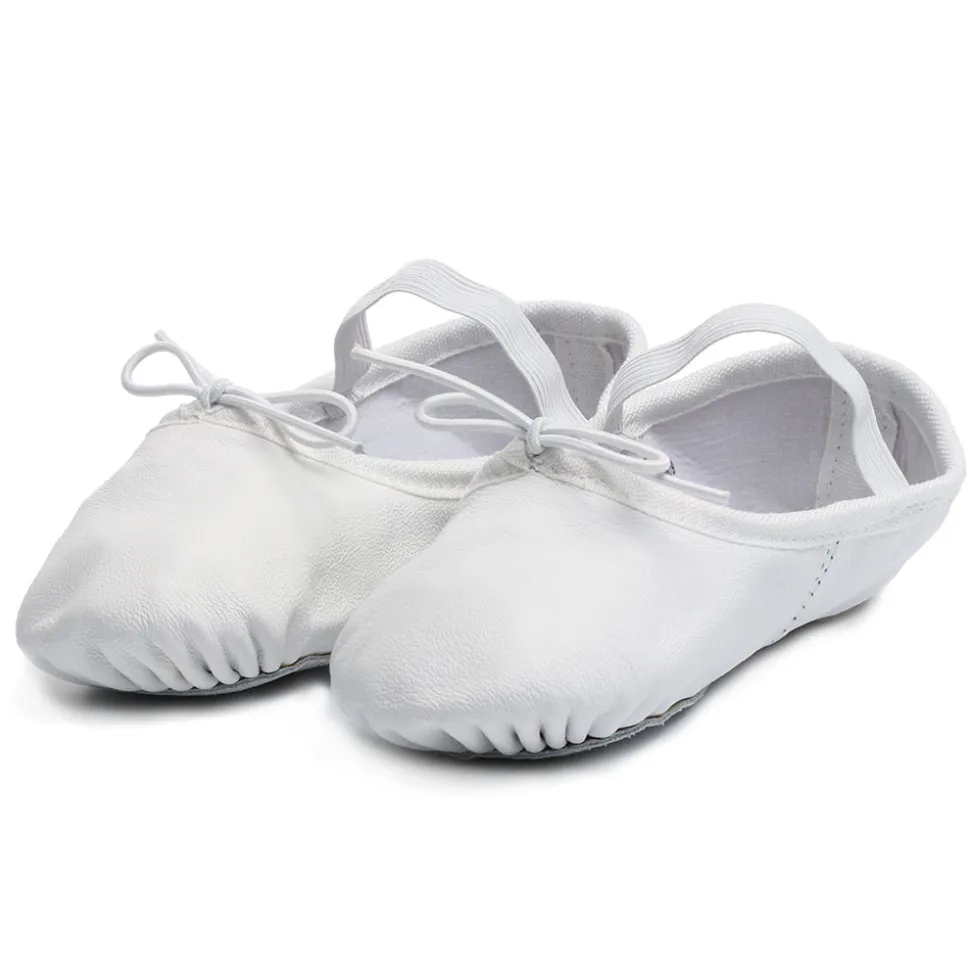 Youth Leather Ballet Shoe