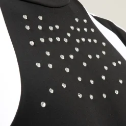 Youth Long Sleeve Metallic Rhinestone Leotard