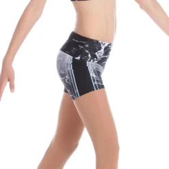 Youth Marble Mid Rise Short