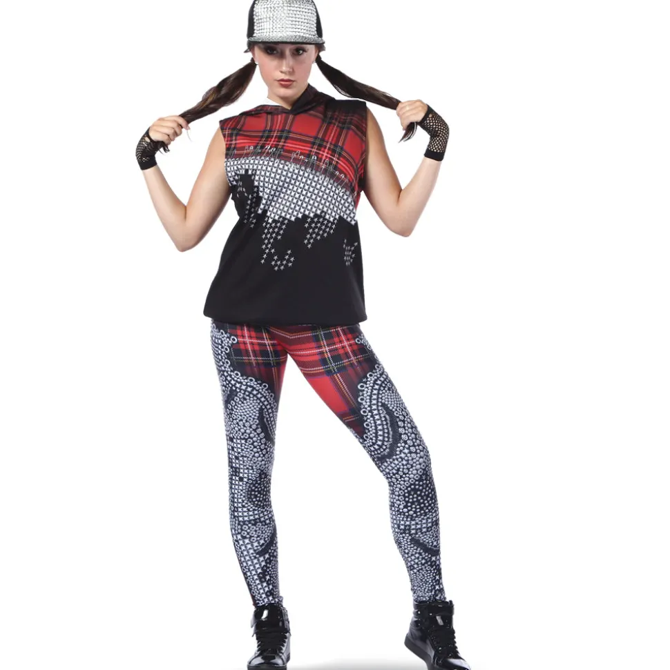 Youth Punk Rock Princess Cut Off Hoodie