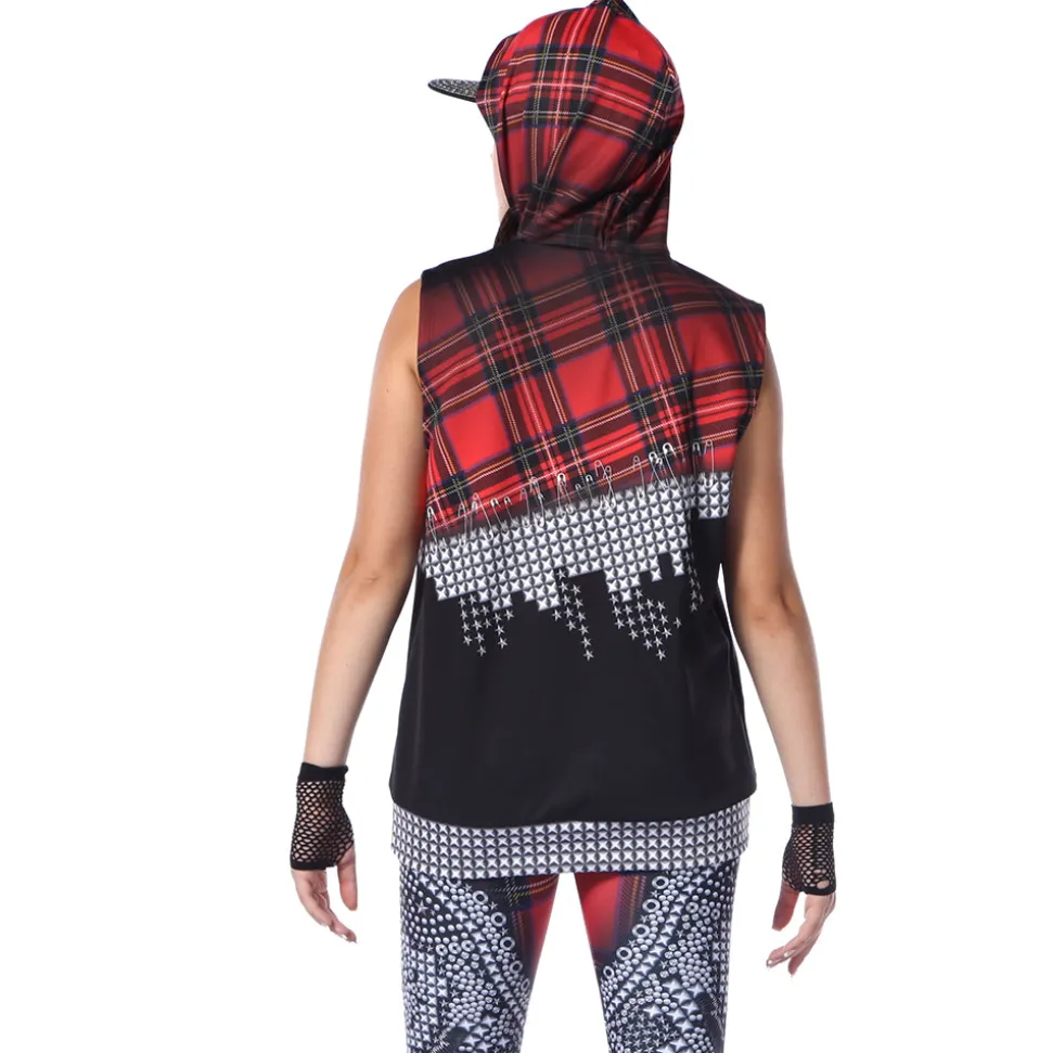 Youth Punk Rock Princess Cut Off Hoodie
