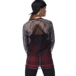 Youth Punk Rock Princess Mesh Long Sleeve Tee