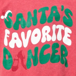 Youth Santa's Favorite Dancer Tshirt