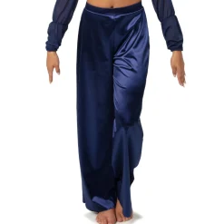 Youth Satin Lux Wide Leg Pant