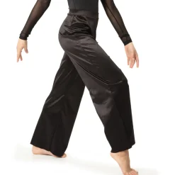 Youth Satin Lux Wide Leg Pant