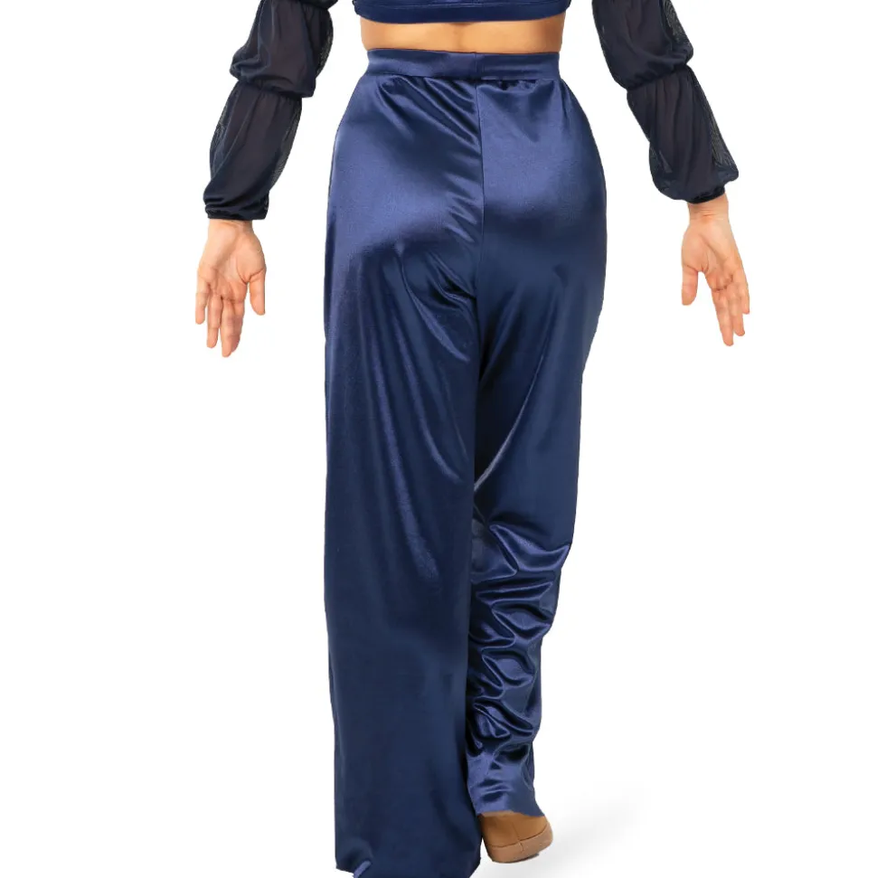 Youth Satin Lux Wide Leg Pant