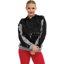 Youth Sequin Panel Windbreaker