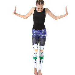 Youth Snowman Leggings