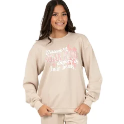 Youth Sugar plums danced in their head Holiday Crewneck sweater