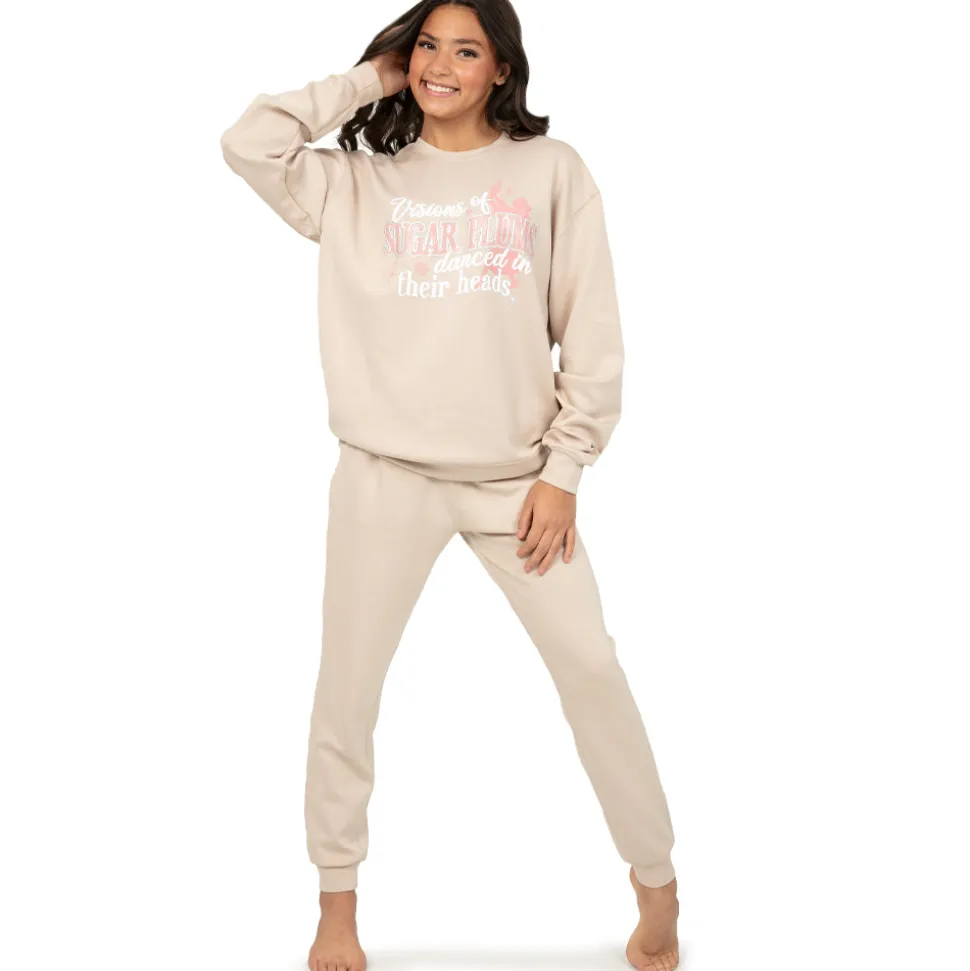 Youth Sugar plums danced in their head Holiday Crewneck sweater