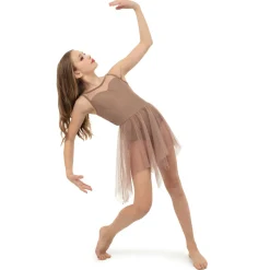 Youth Sweetheart Mesh Handkerchief Lyrical Dress