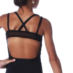 Youth Sweetheart Mesh Panel Leotard