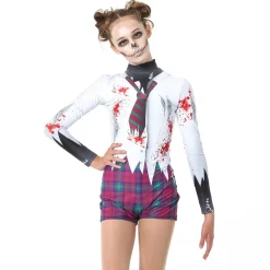 Zombie Schoolgirl Biketard