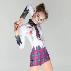 Zombie Schoolgirl Biketard